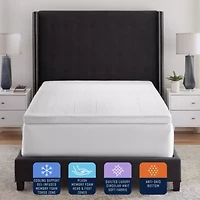 3-Inch Zoned Comfort Memory Foam Mattress Topper