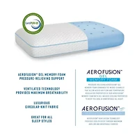 AeroFusion Gusseted Gel-Infused Memory Foam Bed Pillow