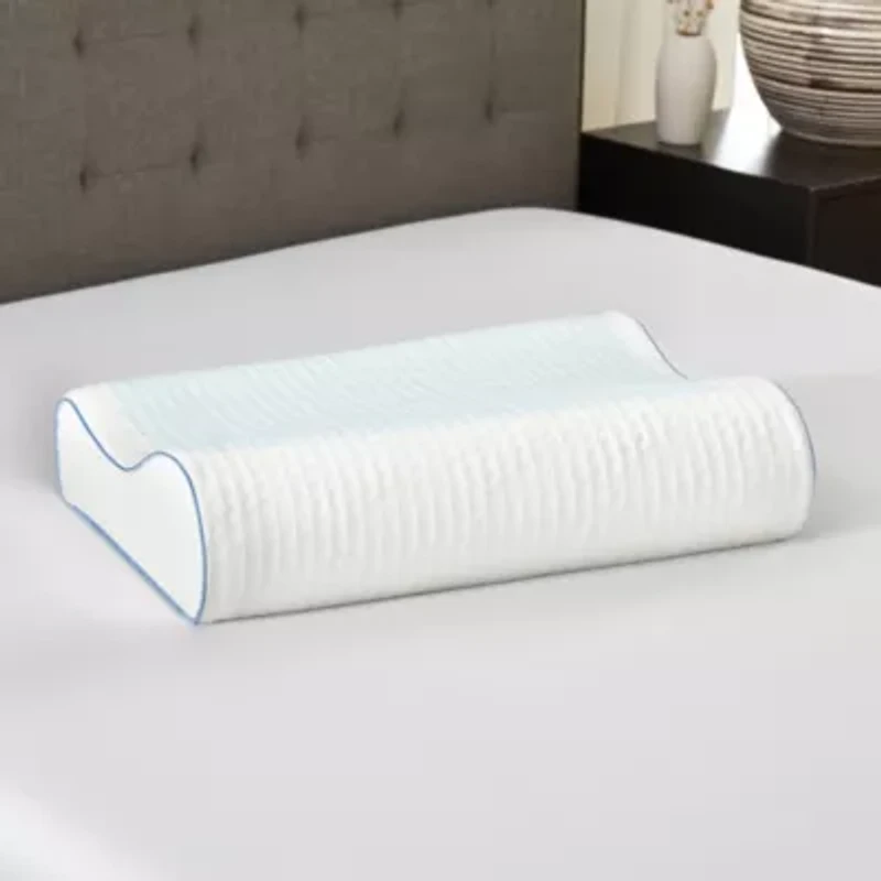 Cooling Gel Overlay Memory Foam Contour Bed Pillow