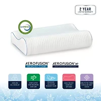Cooling Gel Overlay Memory Foam Contour Bed Pillow