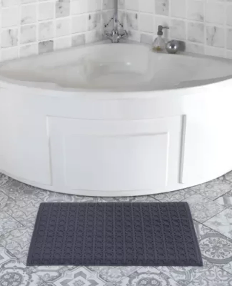 Circle Square Bath Mat