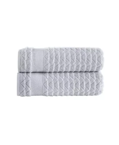 Herringbone 2 pcs Bath Towels
