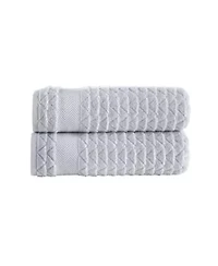 Herringbone 2 pcs Bath Towels