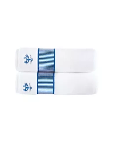 Fancy Border 2 pcs Bath Towels
