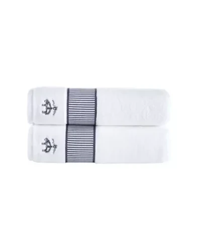 Fancy Border 2 pcs Bath Towels