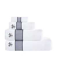 Fancy Border 2 pcs Bath Towels
