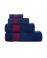 Fancy Border 2 pcs Bath Towels