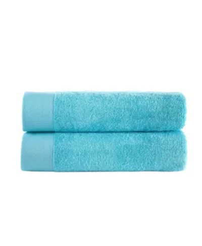 Solid Signature 2 pcs Bath Sheets
