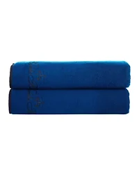 Contrast Frame 2 pcs Bath Sheets