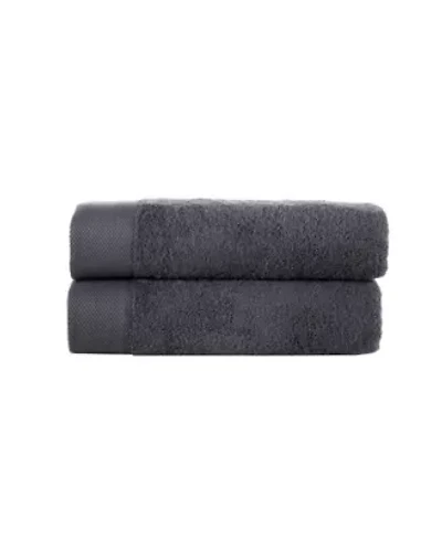 Solid Signature 2 pcs Bath Towels