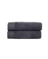 Solid Signature 2 pcs Bath Towels