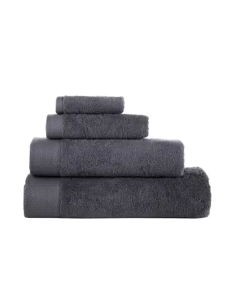 Solid Signature 2 pcs Bath Towels
