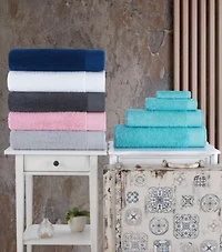 Solid Signature 2 pcs Bath Towels