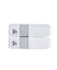 Rope Stripe Border 2 pcs Bath Towels