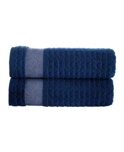 Herringbone 2 pcs Bath Sheets