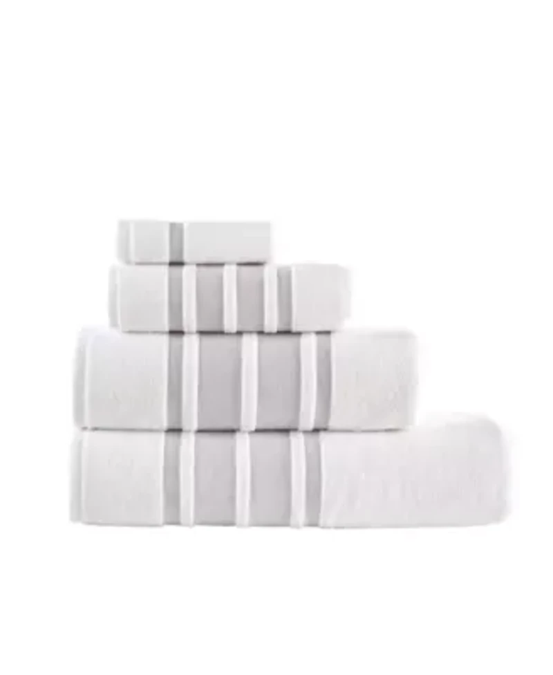 Contrast Border Bath Towel