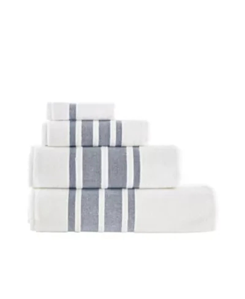 Contrast Border Bath Towel