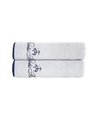Contrast Frame 2 pcs Bath Towels
