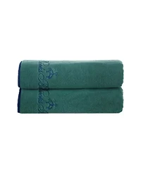 Contrast Frame 2 pcs Bath Towels