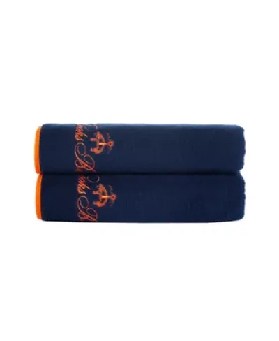 Contrast Frame 2 pcs Bath Towels