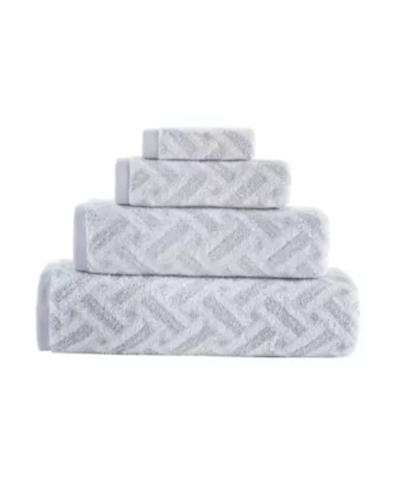 Criss Cross Stripe 2 pcs Bath Sheets