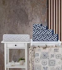 Criss Cross Stripe 2 pcs Bath Sheets