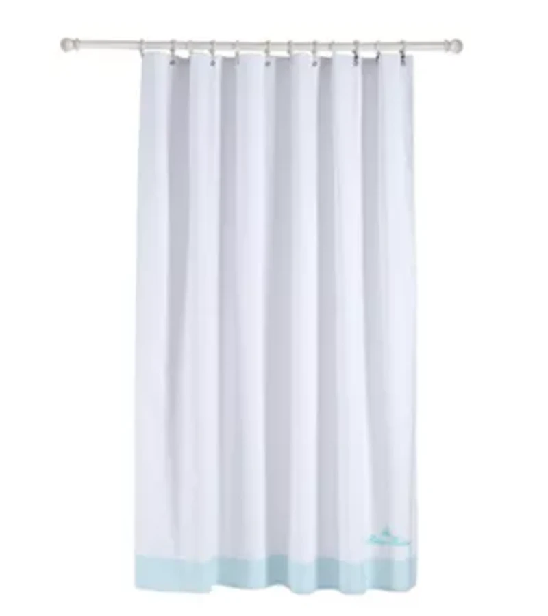 Rope Stripe Border Shower Curtain