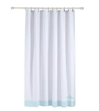 Rope Stripe Border Shower Curtain