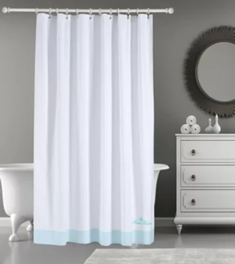 Rope Stripe Border Shower Curtain