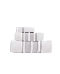 Contrast Border 3 pcs Towel Set