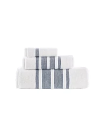 Contrast Border 3 pcs Towel Set