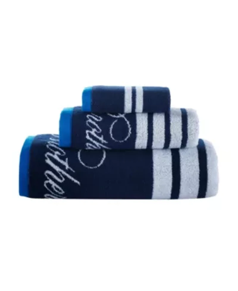 Nautical Blanket Stripe 3 pcs Towel Set