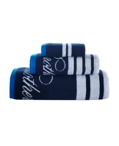 Nautical Blanket Stripe 3 pcs Towel Set