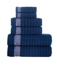 Herringbone 6 pcs Towel Set