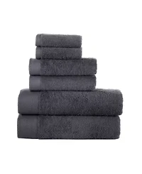 Solid Signature 6 pcs Towel Set