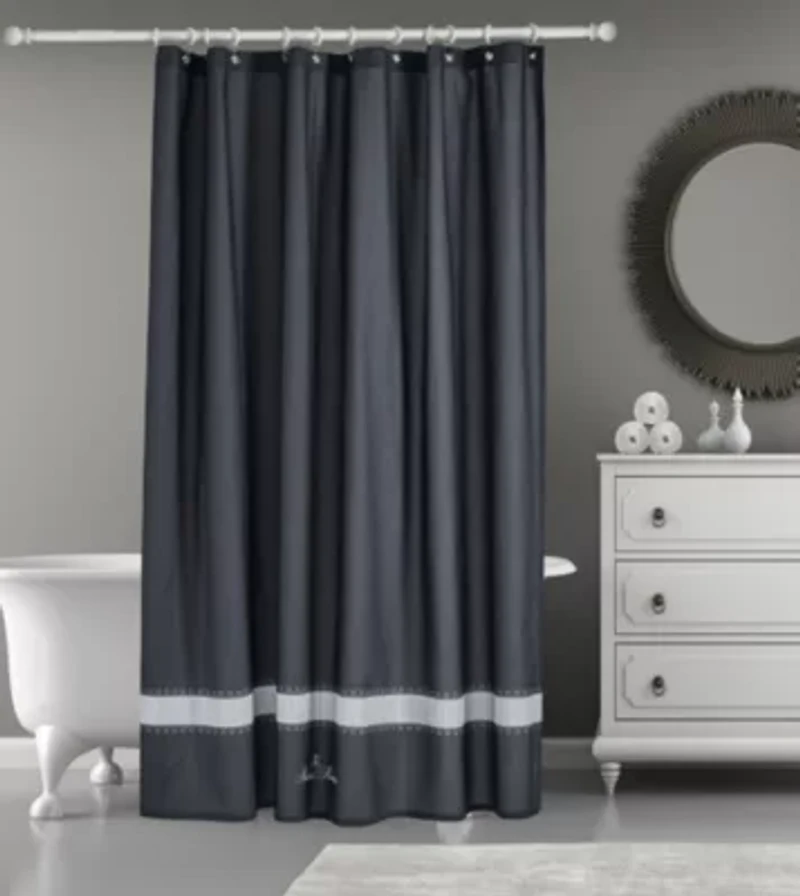 Circle Square Shower Curtain