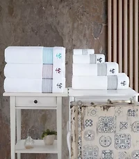 Rope Stripe Border 3 pcs Towel Set