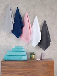 Solid Signature 2 pcs Wash Towels