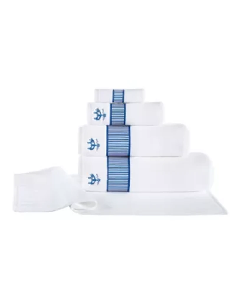 Fancy Border 6 pcs Towel Set