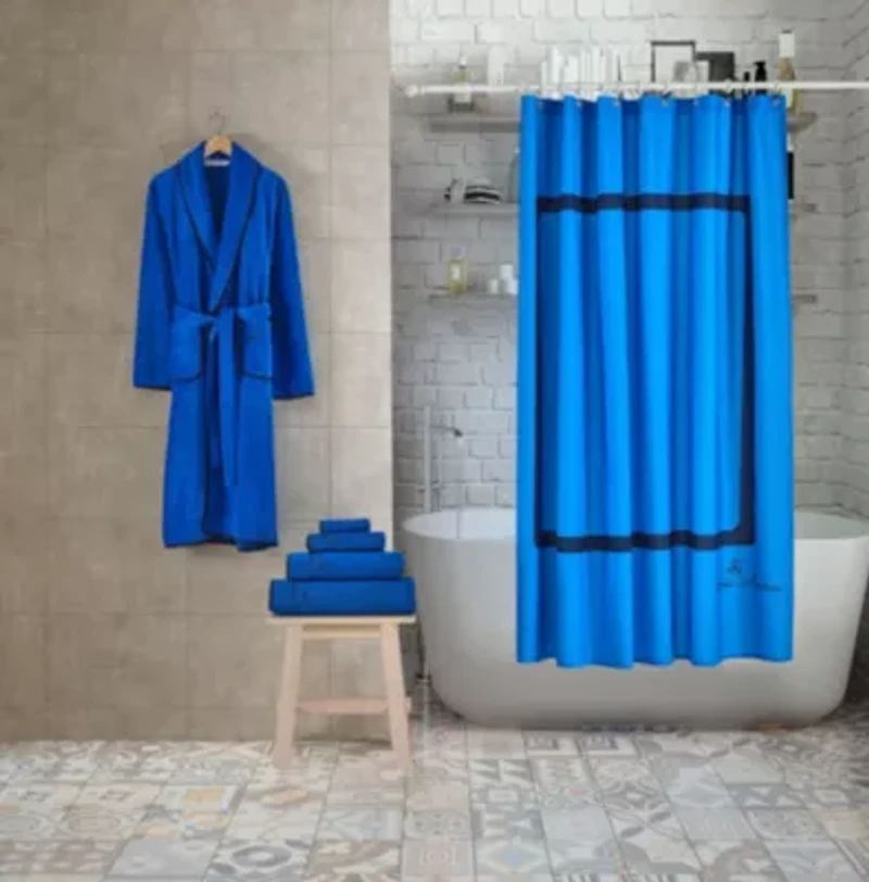 Contrast Frame Shower Curtain