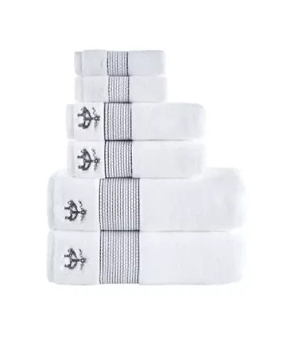 Rope Stripe Border 6 pcs Towel Set