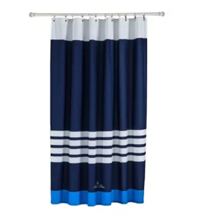 Nautical Blanket Stripe Shower Curtain