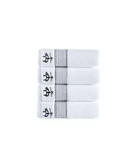 Rope Stripe Border 4 pcs Hand Towels