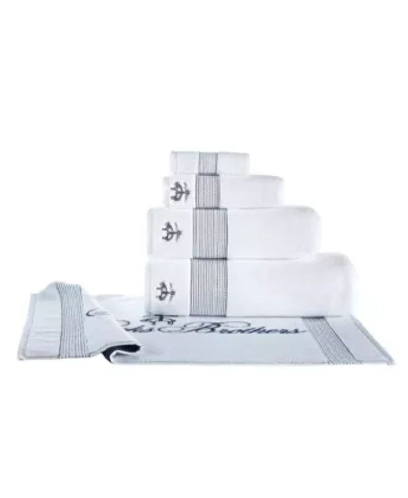 Rope Stripe Border Bath Mat