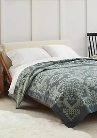 Opal Springs Cotton Matelassé Blanket