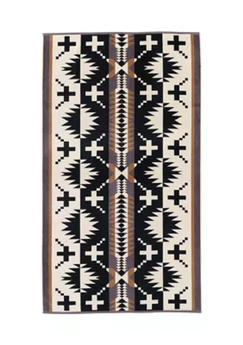 Oversized Jacquard Beach Spa Towel