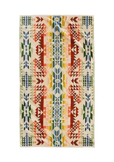 Oversized Jacquard Beach Spa Towel