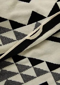 Oversized Jacquard Towel