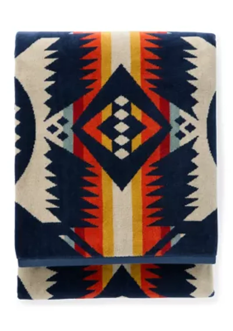 Oversized Jacquard Towel