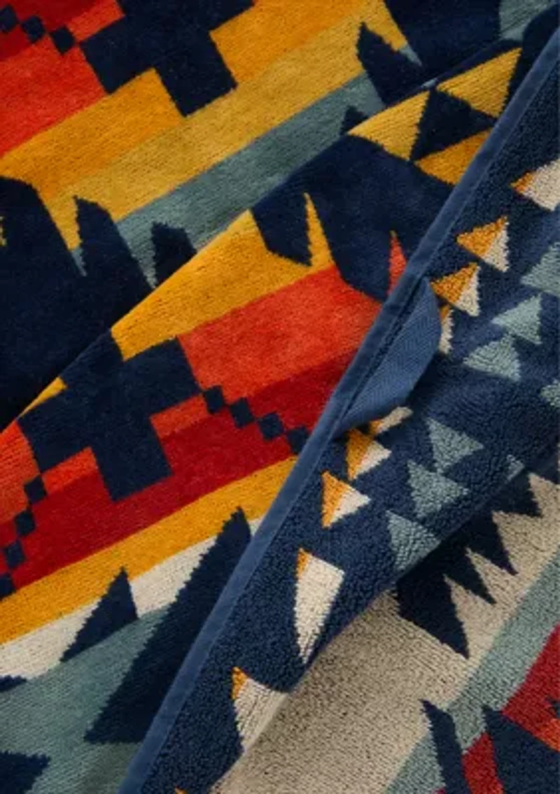 Oversized Jacquard Towel